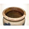 Image 3 : BLUE DECORATED STONEWARE CROCK