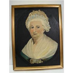 FRAMED MARTHA WASHINGTON PAINTING