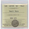 Image 2 : 1875H Five Cents