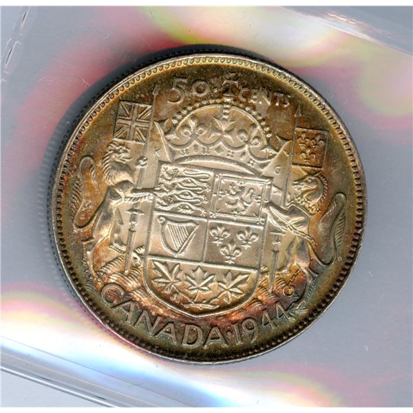 1944 Fifty Cents - Near 4