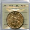 Image 2 : 1935 Silver Dollar