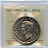 Image 2 : 1947 Silver Dollar - Blunt 7