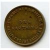 Image 2 : White’s Farthing, BR 899 Courteau 362, brass, CH NS-17A1, AU, a bit rough with a couple of spots.