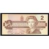 Image 2 : Bank of Canada $2, 1986 - 2 Digit Radar Serial Number