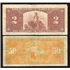 Image 2 : Bank of Canada $2 & $50, 1937 Pair