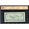 Image 2 : Bank of Canada $1 1954 - *B/M Replacement