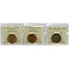 Image 1 : Lot of 3 ICCS Graded Loons and Toonie