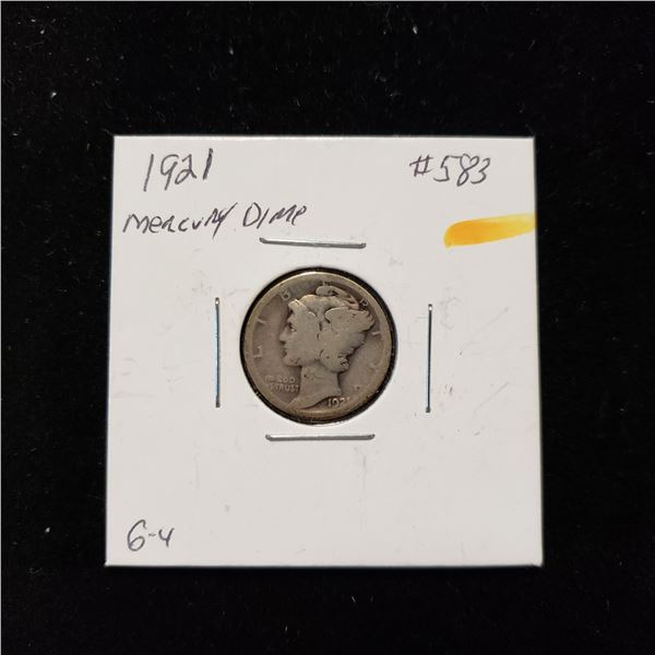 1921 Mercury Dime