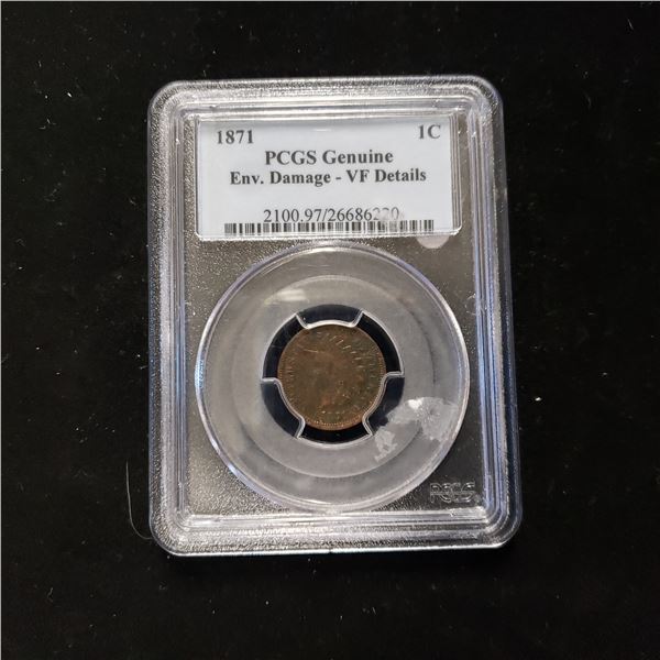 1871 Indian Cent  (Bold-N)