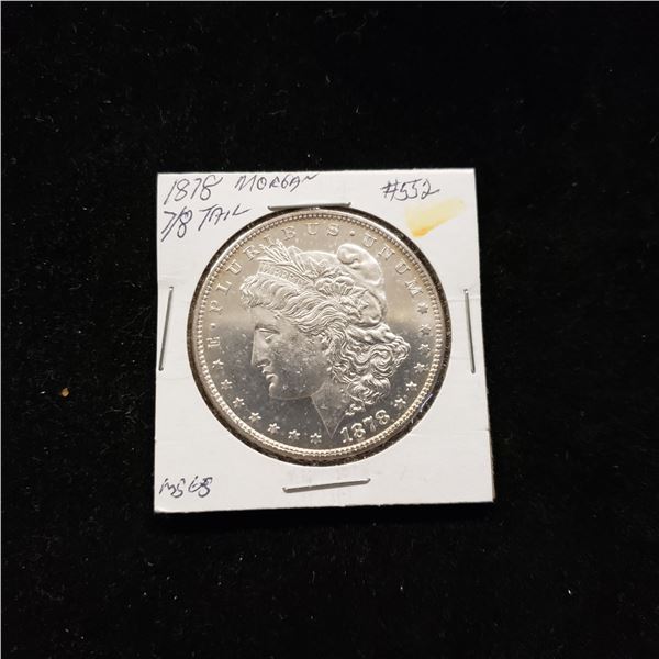 1878-P Morgan Dollar 7/8 TF Strong