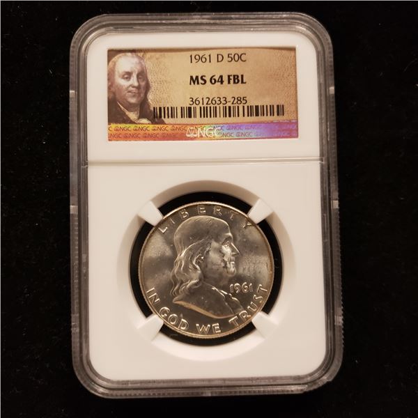 1961-D Franklin Head Half Dollar