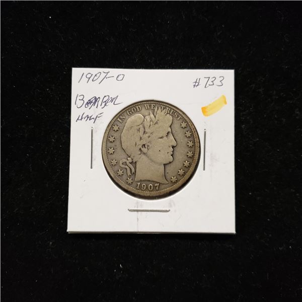 1907-O Barber Head Half