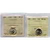 Image 1 : 1952 & 1957 Ten Cents - Lot of 2 ICCS Graded Coins