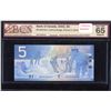 Image 1 : Ladder RADAR - Bank of Canada $5, 2002