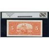 Image 2 : Bank of Canada $5, 1935