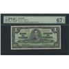 Image 1 : Bank of Canada $1, 1937 - Victoria's Collection