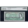 Image 1 : Bank of Canada $1, 1954 Replacement