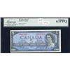 Image 1 : Bank of Canada $5, 1954 - I/C Rare Changeover