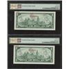 Image 2 : Bank of Canada $1, 1967 Specimen Pair