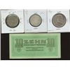 Image 2 : Germany - Lot of 3 Silver Coins & Banknote