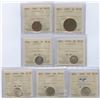 Image 1 : ICCS Graded Newfoundland Coin Lot of 7