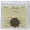 Image 2 : 1861 New Brunswick Half Cent