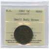 Image 2 : 1861 Nova Scotia One Cent