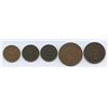 Image 2 : Provincial Tokens & Coin Lot of 5 Coins