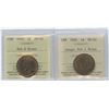 Image 1 : George V Large Cent ICCS Group - Lot of 2