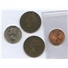 Image 2 : Lot of 4 Canada Coins with Varieties