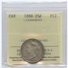 Image 2 : 1888 Twenty-Five Cents - Wide 8
