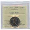Image 2 : 1973 Twenty-Five Cents - Large Bust