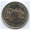 1992 January Twenty-Five Cents Upside Down Mule