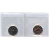 Image 2 : 1991 & 2009 Twenty-Five Cents - Lot of 2 ICCS Graded Coins