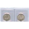 Image 2 : 1943 Near and Far 3 Fifty Cents - Lot of 2 ICCS Graded Coins