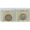 1916 & 1943 Fifty Cents - Lot of 2 ICCS Graded Coins