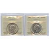 1942 & 1949 Fifty Cents - Lot of 2 ICCS Graded Coins