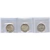 Image 2 : 1944, 1951 & 1954 Fifty Cents - Lot of 3 ICCS Graded Coins