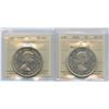 Image 1 : Elizabeth II Silver Dollar ICCS Group - Lot of 2