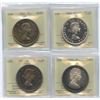 Image 1 : Elizabeth II Silver Dollar ICCS Group - Lot of 4