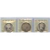 Image 1 : Elizabeth II Silver Dollar ICCS Group - Lot of 3