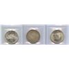 Image 2 : Elizabeth II Silver Dollar ICCS Group - Lot of 3