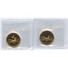 Image 2 : 2002 Gold Plated Centre Ice Loon & 2003 Proof Loons