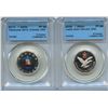 Image 1 : 2006 Proof Lucky & 2010 Vancouver Olympics Colored Silver Dollars