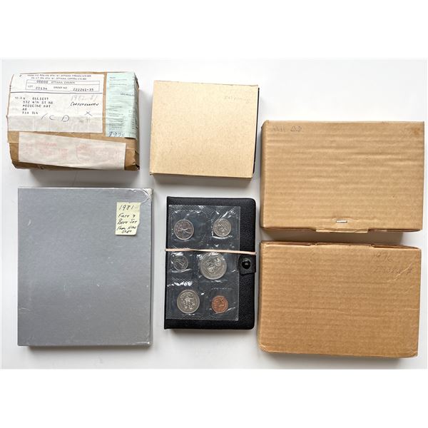 Royal Canadian Mint Sets - Lot of 7