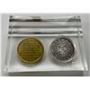 Image 2 : Canada Trust 1964 Canada Silver Dollar encased in an Acrylic Display