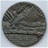 Image 2 : The Sinking of the RMS Lusitania. 1916. Cast Iron Medal