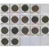 Image 1 : Br. 522, 529, 720.  Lot of 16 halfpennies.