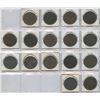 Image 2 : Br. 522, 529, 720.  Lot of 16 halfpennies.