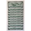 Image 2 : Bank of Canada $1, 1954 - Lot of 10 Consecutives